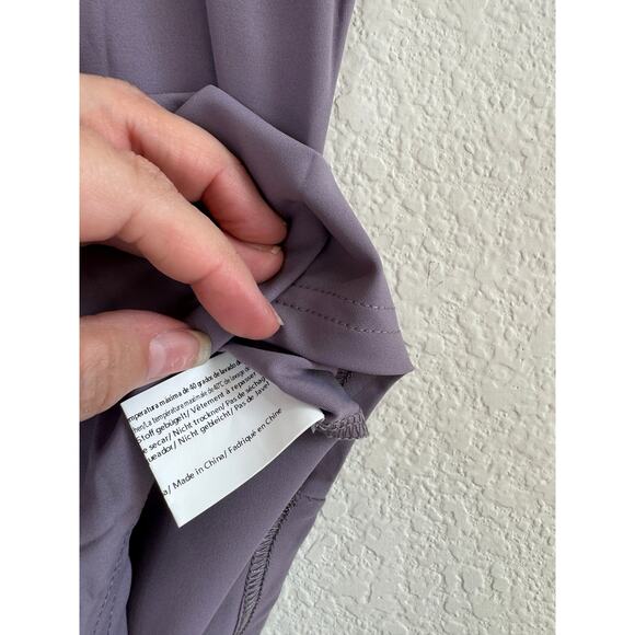 NWOT Women's Sleeveless Sexy Purple Lavender Bodysuit Top Blouse Bodycon Small - Picture 9 of 11